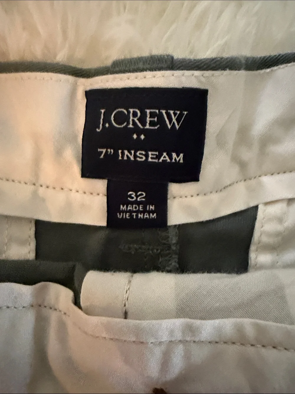 J. Crew Classic Men's Dark Green Cotton Shorts